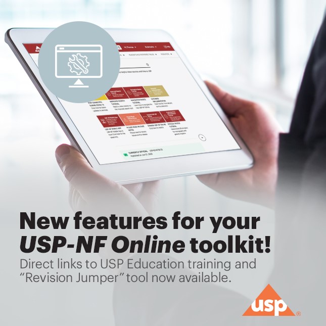 New Features for your USP-NF Online Toolkit